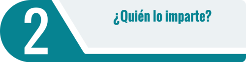 Quien lo imparte