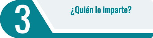 Quien lo imparte